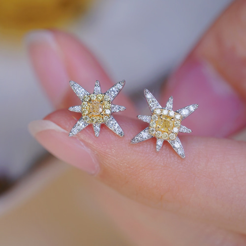 天然ダイヤモンド ピアス 抜け