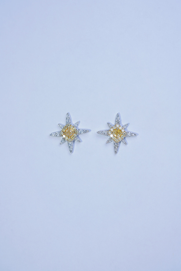 天然ダイヤモンドピアス0.4ct　k18 3枚目の画像