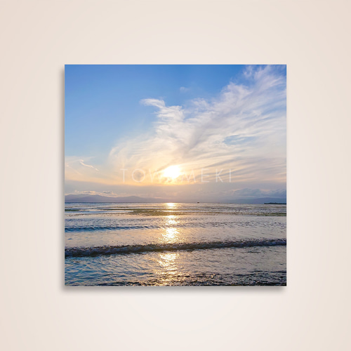 淡い空】ましかくフォトパネル 4枚組 写真・グラフィック TOWAMEKI