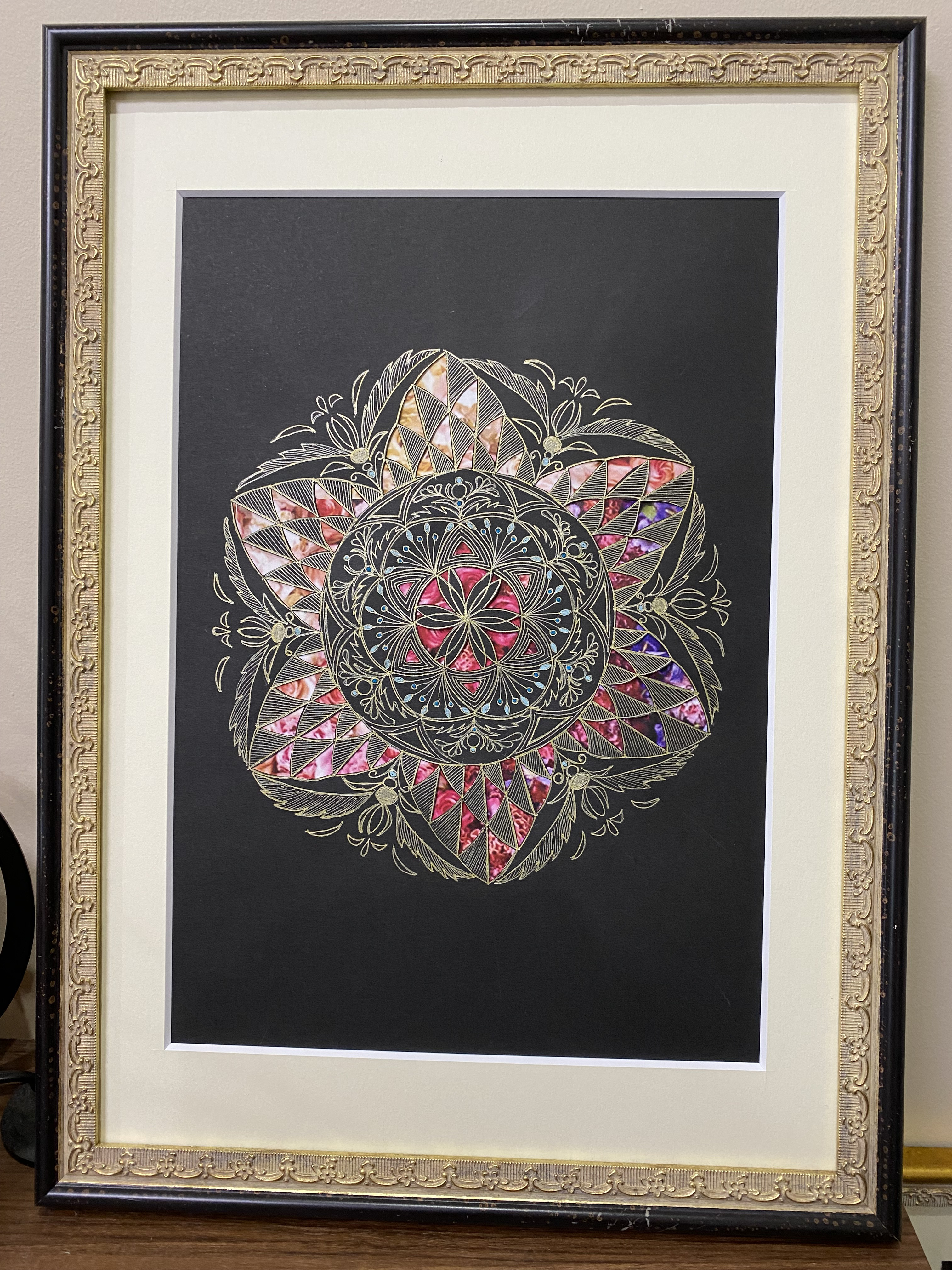 タンカ 曼荼羅 長方形 38cm×34cm｜マライカ公式通販