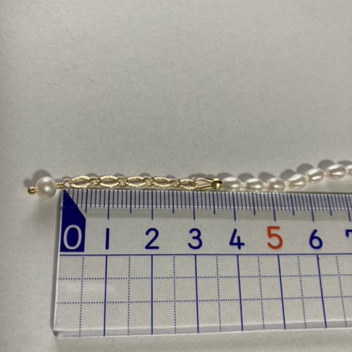 淡水パールネックレス サイズグラデーション 14kgf