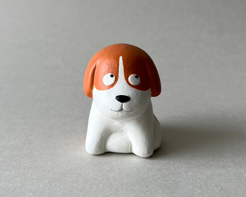 Gaby Schlotz お座りしている犬 作家もの Gaby Schlotz お座りしている犬 作家もの Gaby Schlotz お座りして