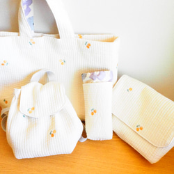 出産準備おでかけセット【チェリー柄】 その他入園グッズ kasumi mama