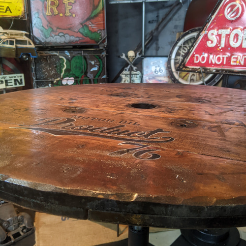 インダストリアルインテリア ガレージテーブル コーヒーテーブル M-Type 84b2ec4cc2b776acceb3f5177256c1