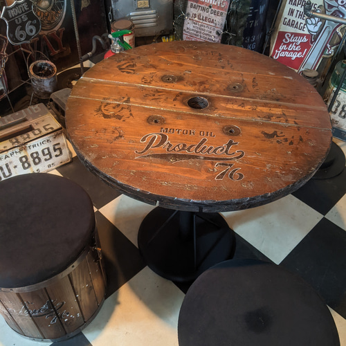 インダストリアル ガレージテーブル&チェア ミドルテーブル（コーヒー