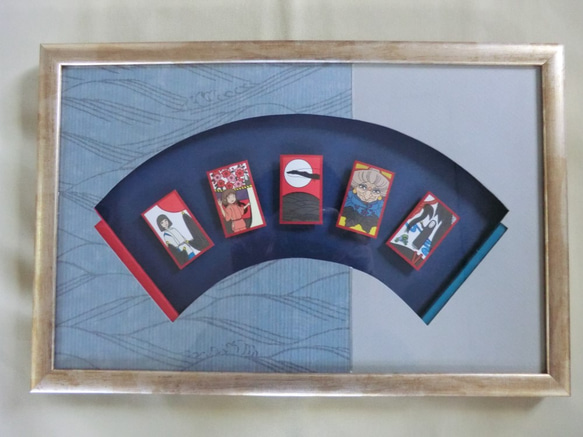 ワンピース 花札 額入り セット ONE PIECE 花札王 ワンピース