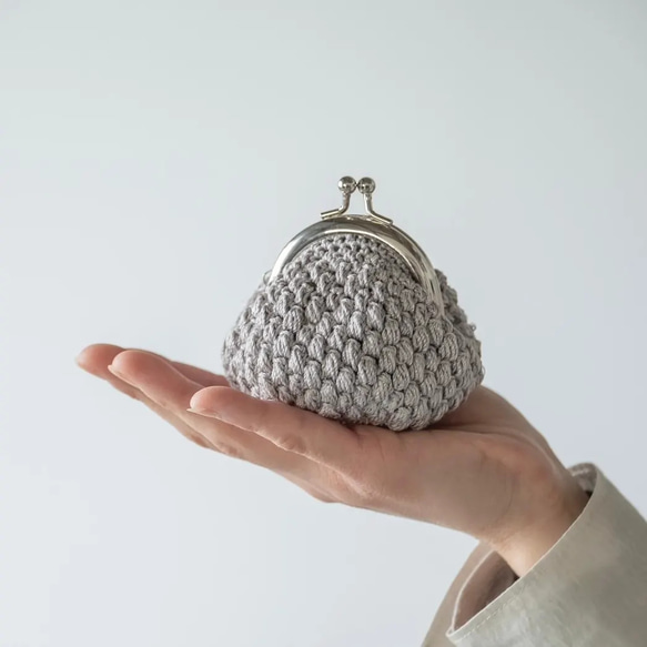 がま口 プークリ グレー がま口 TeccoNohhe テッコノッヘ 通販