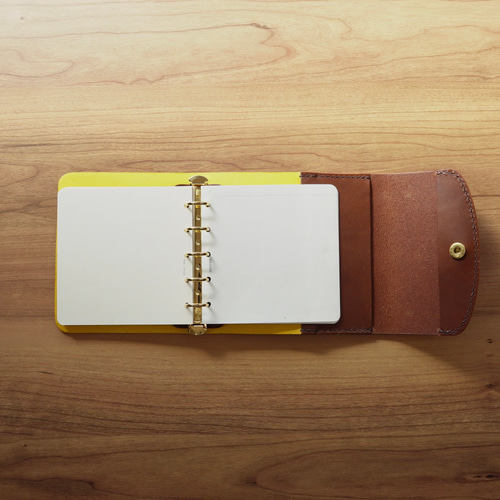 レトロプリン×M5スクエアシステム手帳カバー(マイクロ5/ミニ5穴