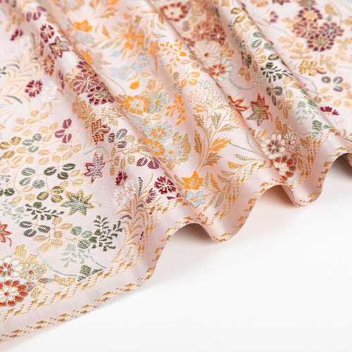 生地 刺繍 西陣織生地 ネクタイ着物カバンポーチ用生地 diy材料  