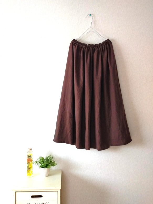 Spring コットンリネン スカート ✦選べる33色✦ made in Japan 1枚目の画像