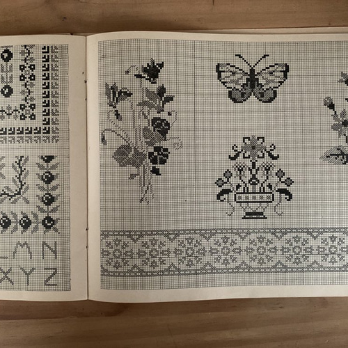 北欧刺繍図案集MARKBOK♪ 編み図・パターン *LULU｜フランス雑貨