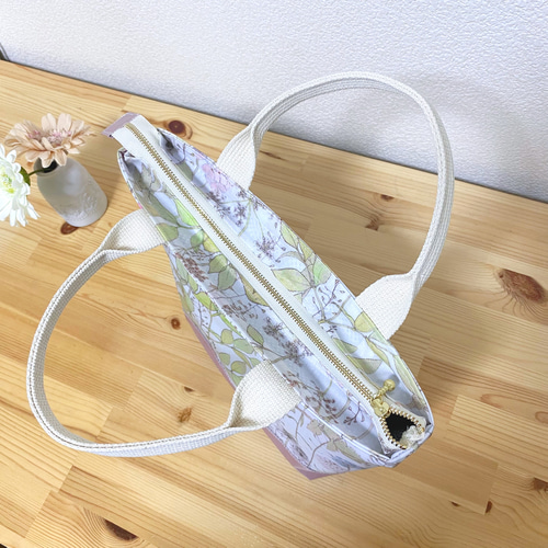 リバティラミネート＊イルマ(ピンク)保冷保温トートバッグ/保冷バッグ