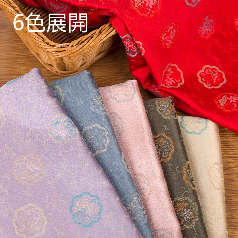 生地  刺繍  西陣織生地　ネクタイ着物カバンがま口ポーチ　漢服用生地　diy材料　オリジナル制作生地