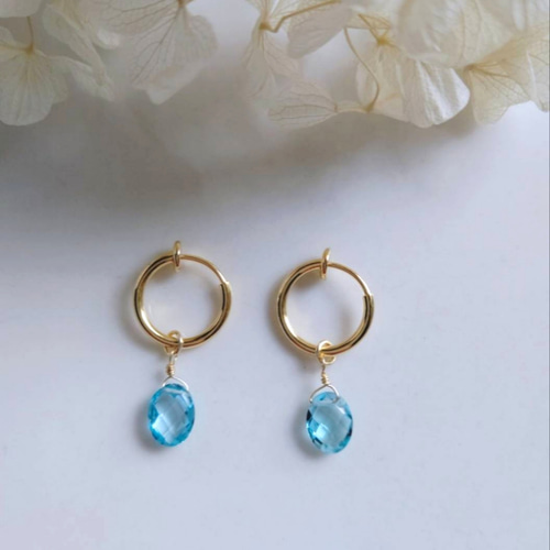 再販18⭐ フリンジ 夏 ピアス イヤリング 青 タッセル オルテガ ブルー