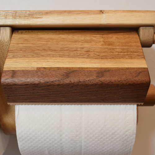 受注製作】アカシアのトイレットペーパーホルダー(1個ストック