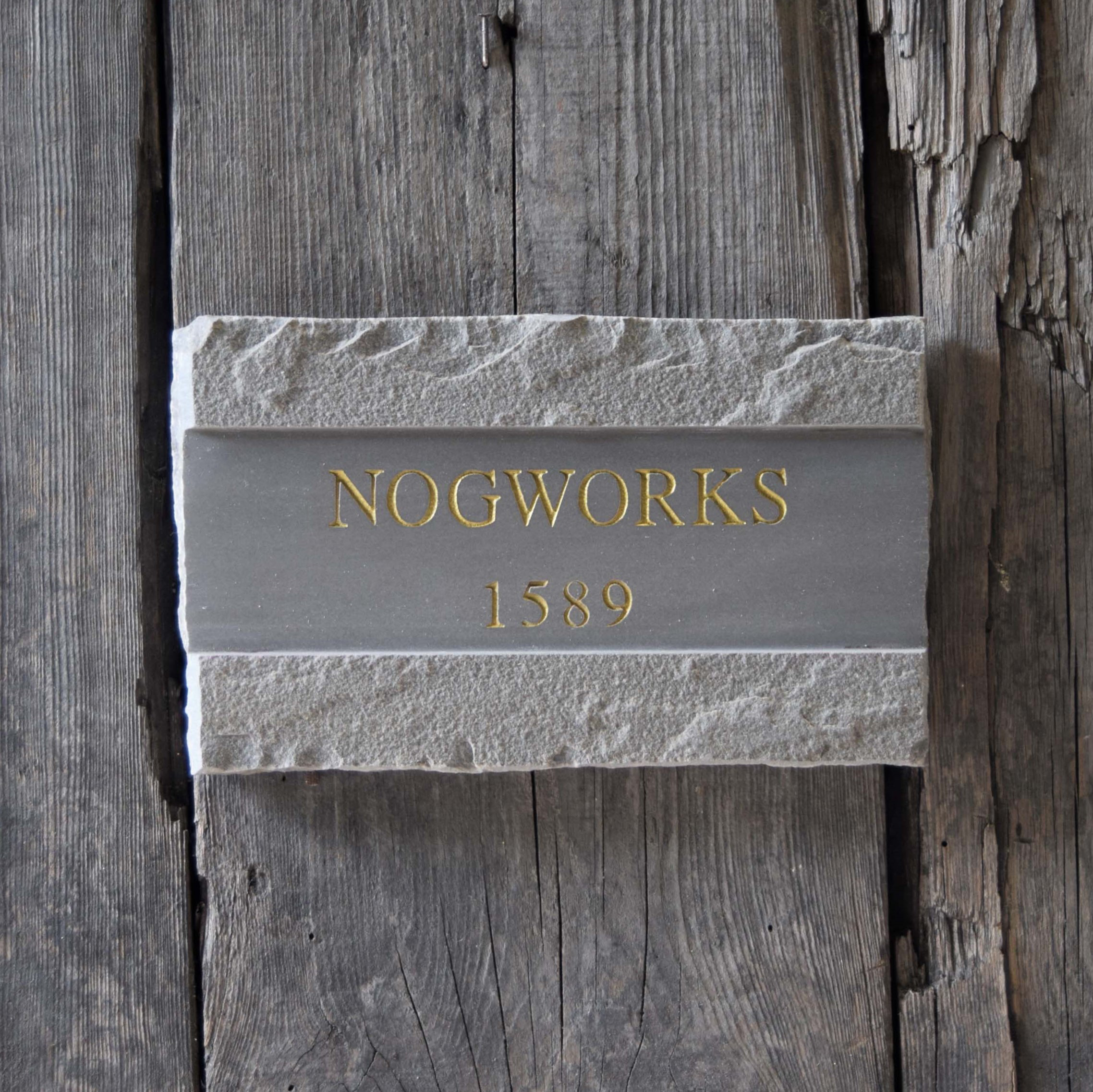 サンドストーン（グレー）表札【200㎜×120㎜】