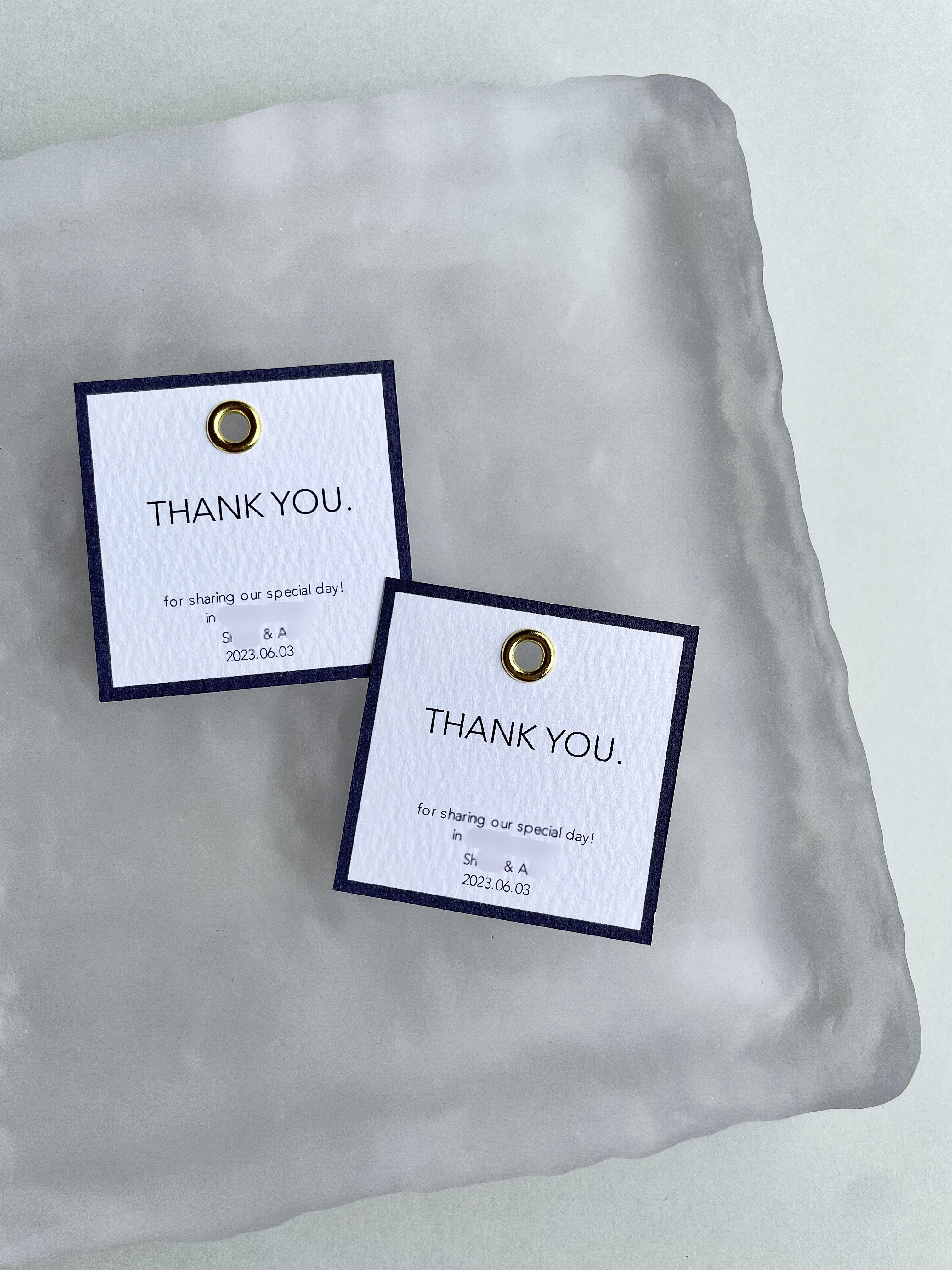 サンキュータグ【2】ネイビー