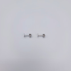 【pierce/earring】クールな丸ピアス/イヤリング[ワインレッド][オートクチュール刺繍] 13枚目の画像