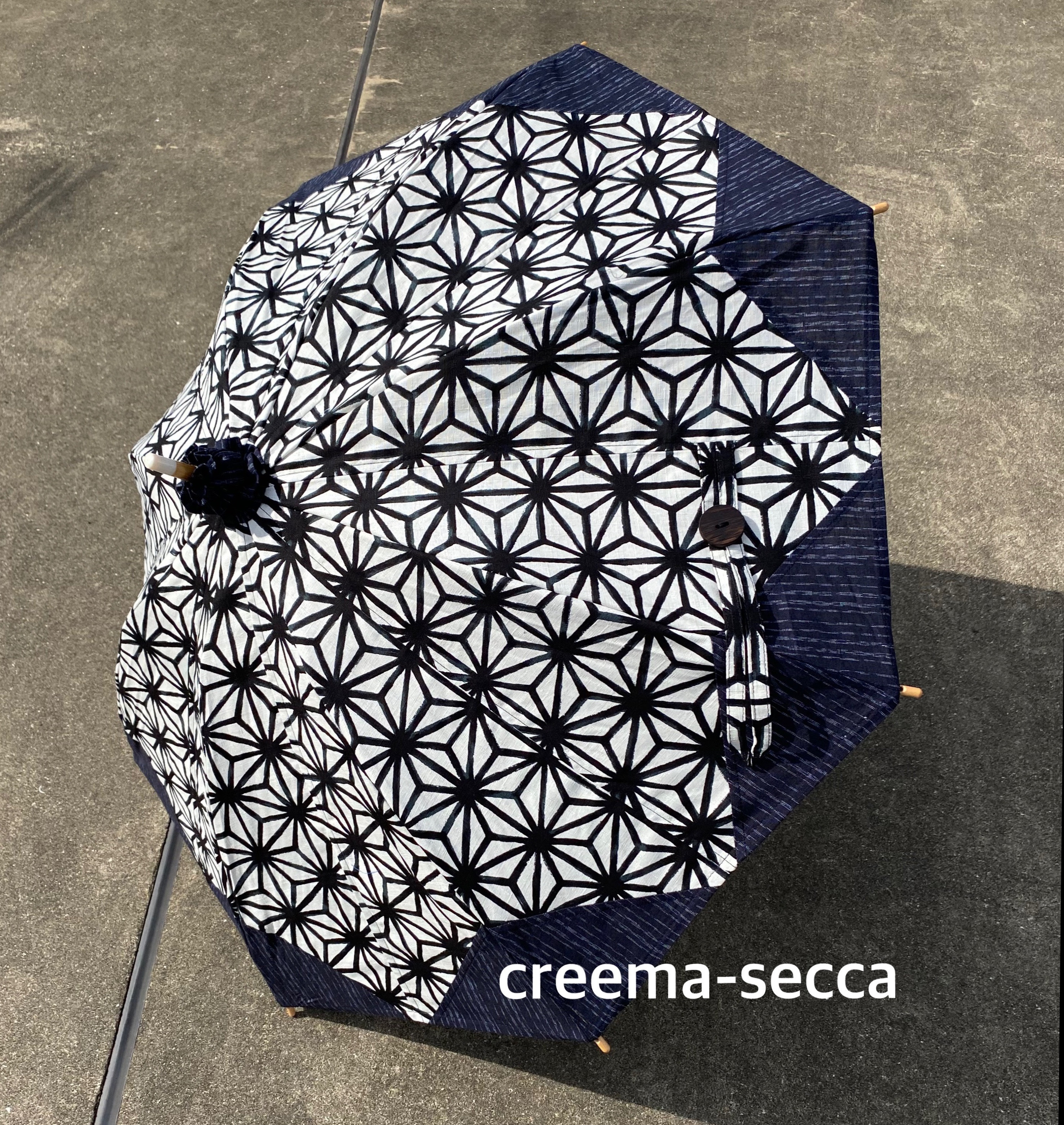 ＊送料無料＊ 日傘 ボーダーと麻の葉 13,140円