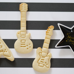 エレキギター①（スタンプ付き）　クッキー型・クッキーカッター 2枚目の画像