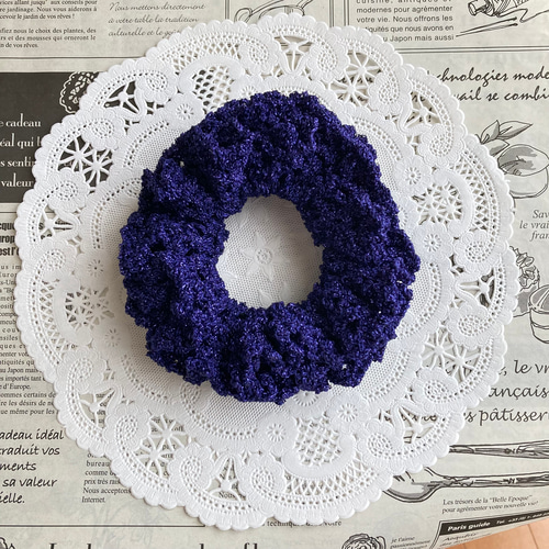 ☆ハンドメイド☆かぎ針編み レース編み シュシュ 3点セット