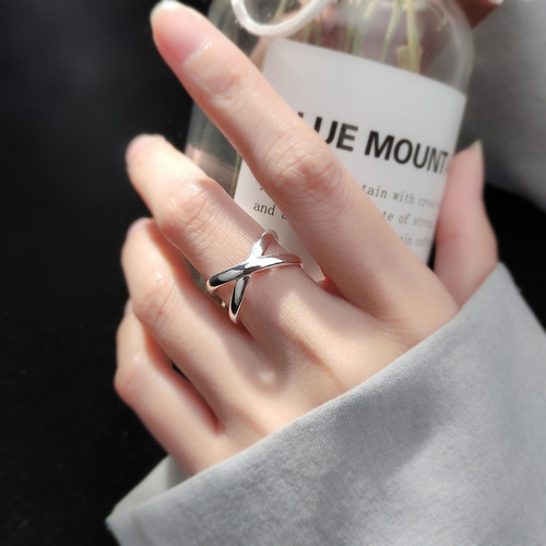 SV925 太幅 クロス リング 指輪 シルバー925 silver925 フリーサイズ