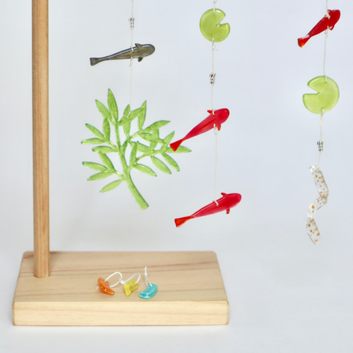 卓上ミニモビール・小さな金魚鉢《特集掲載》 モビール atelier-hiwa