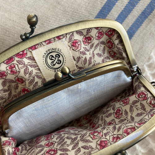 親子がま口財布＊ミナペルホネン×リバティ mina-perhonenの人気柄