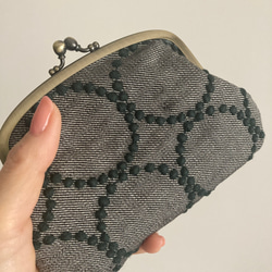 親子がま口財布＊ミナペルホネンmina perhonenの人気柄ロージーrosyを