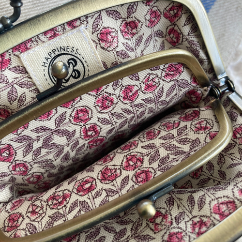 親子がま口財布＊ミナペルホネン×リバティ mina-perhonenの人気柄