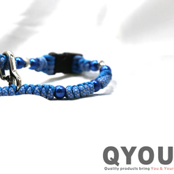 パラコード フレキシブルリード用 ストラップ【【ParaWan Bracelet Strap】blue 4枚目の画像