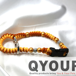 パラコード フレキシブルリード用 ストラップ【【ParaWan Bracelet Strap】yellow 5枚目の画像