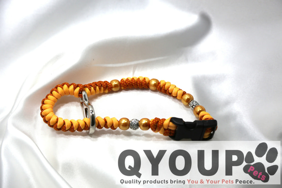 パラコード フレキシブルリード用 ストラップ【【ParaWan Bracelet Strap】yellow 5枚目の画像