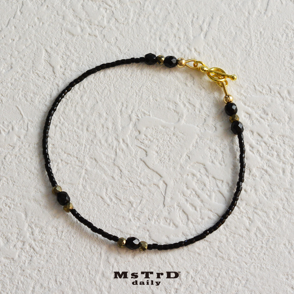 ブレスレット　チェコヴィンテージビーズ