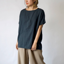 【福袋】ゆったりガーゼTシャツ/選べる2カラー/知多木綿ダブルガーゼ 6枚目の画像