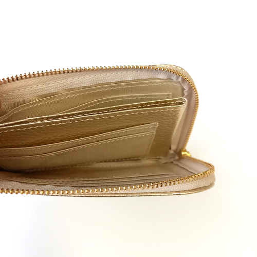 新品　コカルド　人気　三つ折り財布　シャンパンゴールド 新品 コカルド 人気 三つ折り財布 シャンパンゴールド - メルカリ