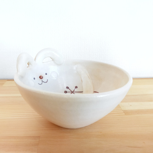 楽天市場】茶碗 花うさぎの通販