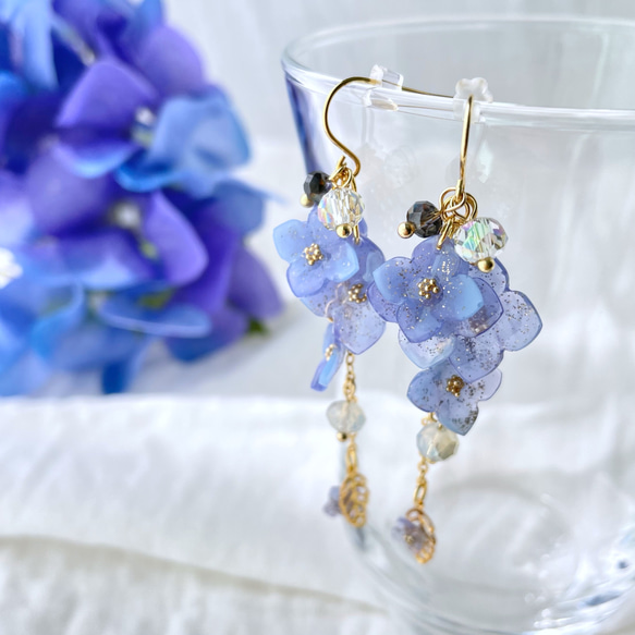 受注制作】〈リニューアル版〉花火の風鈴ピアス | Atelier Mon