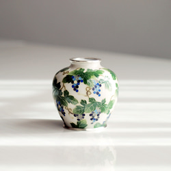 七宝焼、サクラ図美術品壺 七宝焼、サクラ図美術品壺