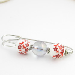 君の涙とトンボには、きっとアクアオーラが写っています♪<カブトピンブローチ>SB914 3枚目の画像