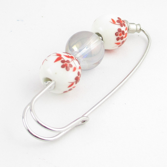 君の涙とトンボには、きっとアクアオーラが写っています♪<カブトピンブローチ>SB914 4枚目の画像