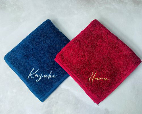 名入れ刺繍】今治タオルハンカチ敬老の日/おそろい/プレゼント/ギフト