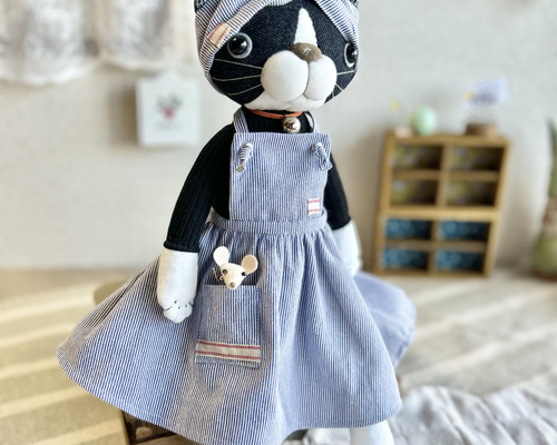 子猫ちゃんプレゼンテーションボックス♡パニエ♡アートドール♡ぬいぐるみ♡ 3130a11bb3b1670a3f921f10f28255
