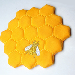 ハチの巣コースター　 3枚目の画像