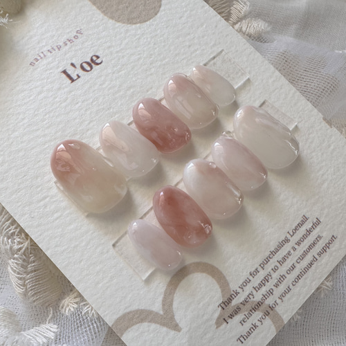 【サイズオーダー】 ネイルチップ 桃ネイル ニュアンス 韓国 サイズオーダー】ネイルチップ 桃ネイル 韓国 ニュアンス 人気順｜韓国