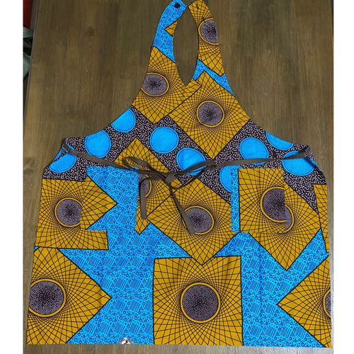 アフリカ布 エプロン エプロン アトリエkaji 通販 15912465｜Creema