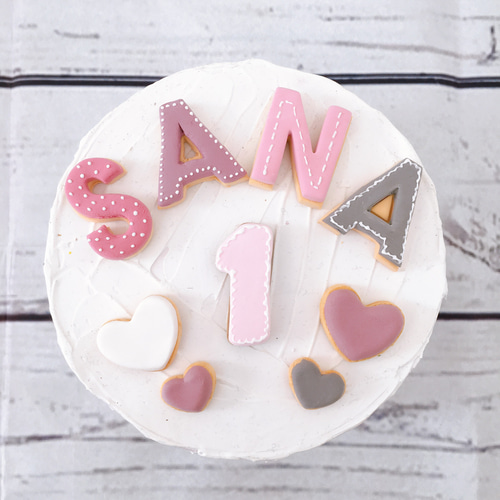 ハンドメイド☆オーダーページ アイシングクッキー 風ケーキ