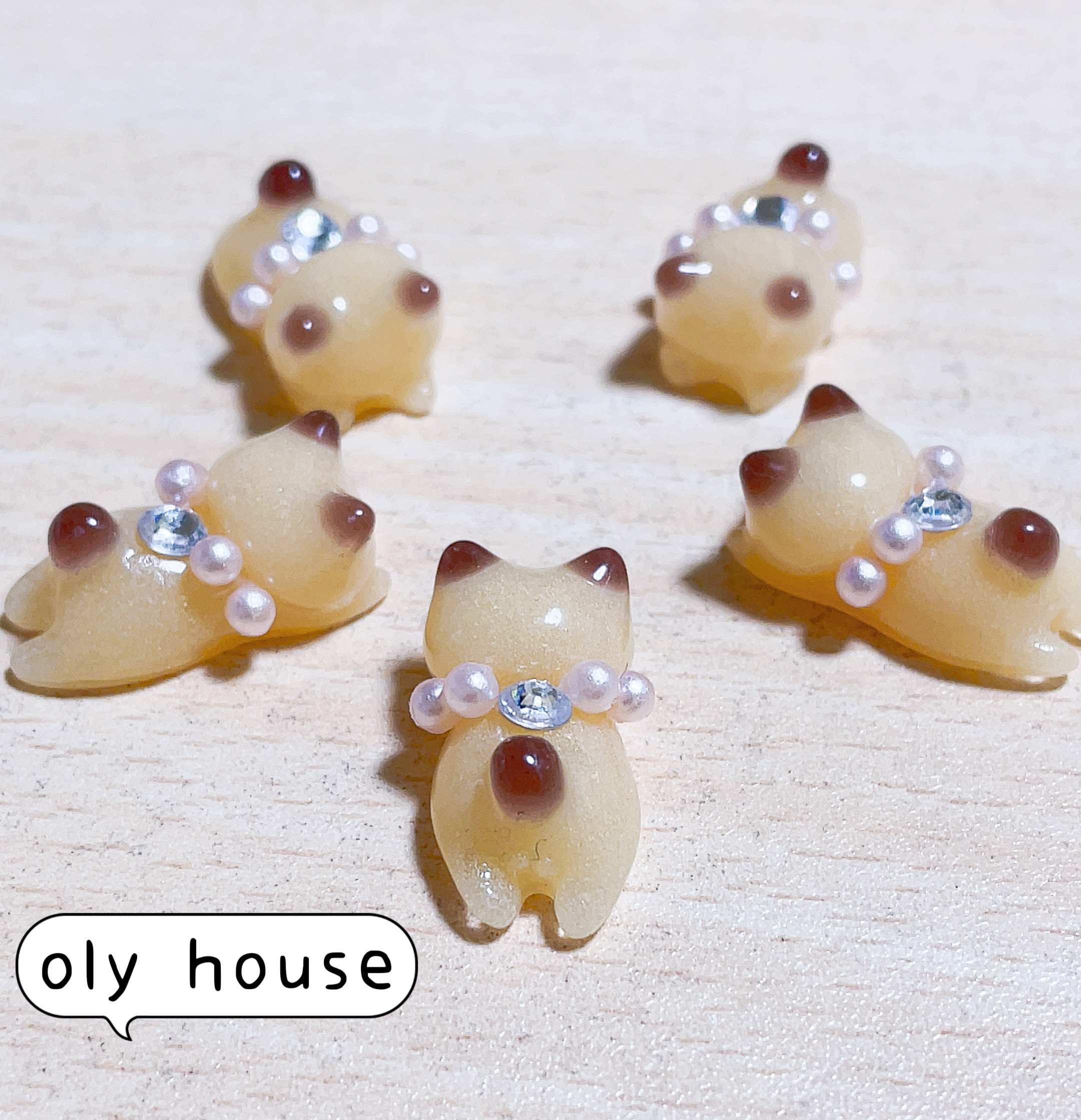 じゃれねこ ぐでねこ パーツ レジン