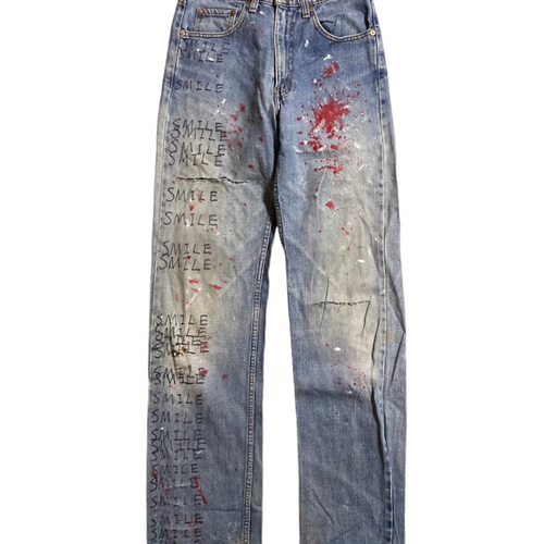REMAKE PAINT CRUSH JEANS (ペイントクラッシュリメイクジーンズ REMAKE PAINT CRUSH JEANS (ペイントクラッシュリメイクジーンズ