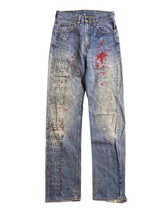 REMAKE PAINT CRUSH JEANS (ペイントクラッシュリメイクジーンズ) 6枚目の画像